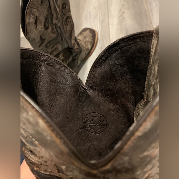 Lucchese Boots Women's Size 10 C Brown and tan Leather - Picture 6 of 14